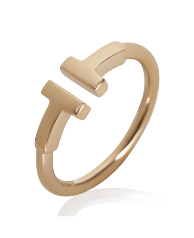 Pre-Owned Tiffany & Co Rose Gold Tiffany T Wire Ring