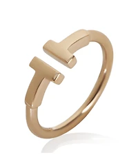 Pre-Owned Tiffany & Co Rose Gold Tiffany T Wire Ring
