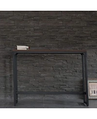 flynama Minimalist Industrial Bar Cocktail Logan Table