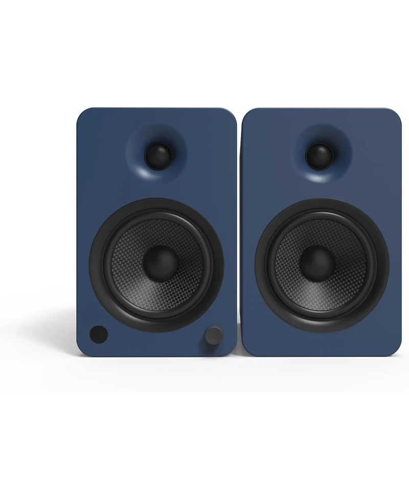 Kanto YU6 Powered Speakers, Bluetooth, Phono Preamp, 200W, 5.25" Kevlar Driver, Remote, Pair