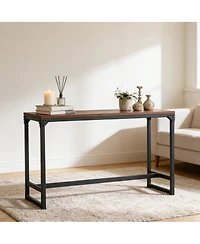 flynama Minimalist Industrial Bar Cocktail Logan Table