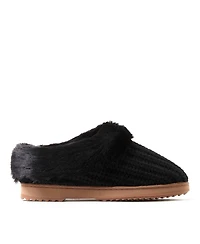 Dearfoams Women's Hannah Festive Knit Clog Slippers