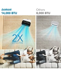 Xo 14,000 Btu Portable Ac for Rooms up to 700 Sq. Ft. with Cool, Dry and Fan Modes, Sleep