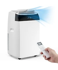 Xo 12,000 Btu Portable Ac for Rooms up to 550 Sq. Ft. with Cooling, Drying and Fan, Eco, Sleep, Led Display, Remote