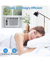 Xo 6000 Btu Window Ac Unit, 3-in-1 Air Conditioner, Sleep and Eco Mode, Timer, 115V