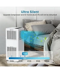Xo 8000 Btu 3 in-1 Ac Unit, Cooling, Dehumidifier and Fan