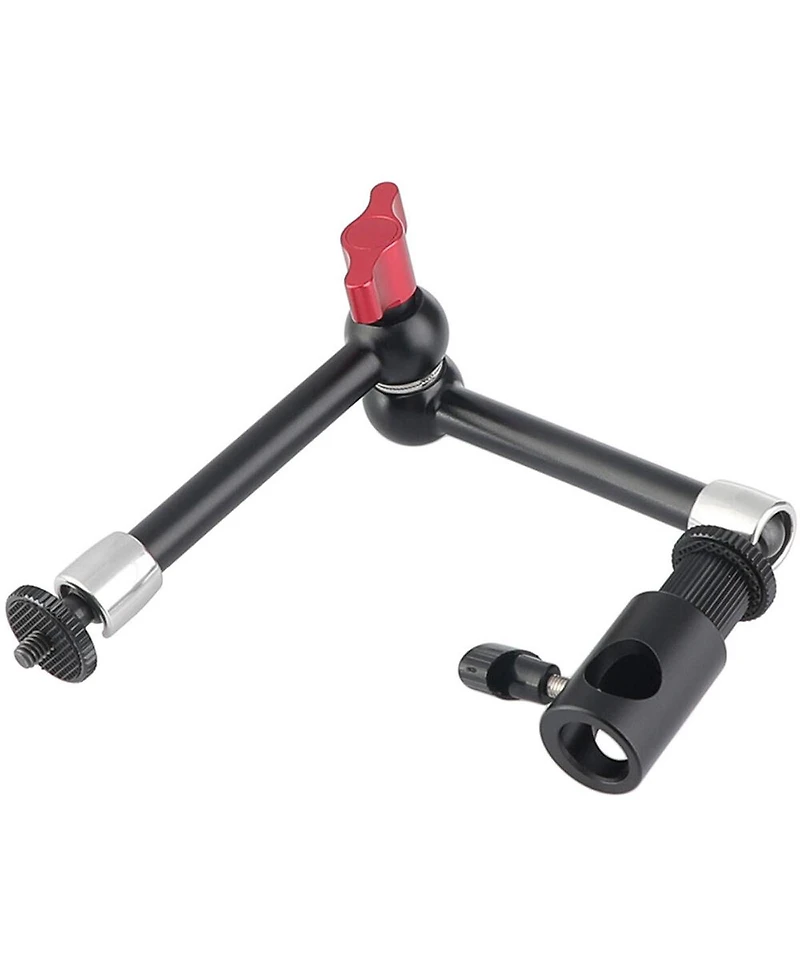Camvate 11inch Articulating Magic Arm with 1/4inch Thread Screw Mount and Light Stand Head Adapter
