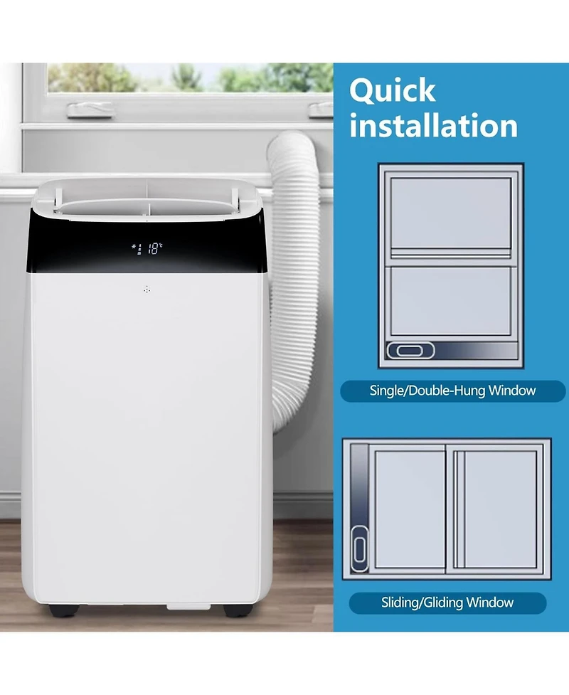 Xo Portable Air Conditioner, 14000 Btu, Cooling To 750 Sq.Ft