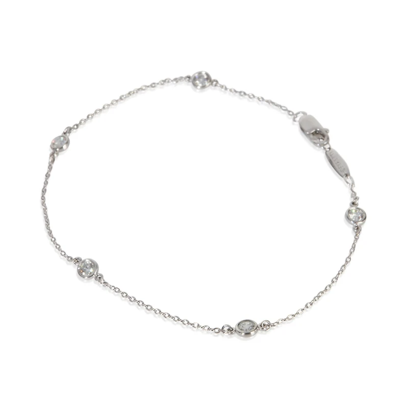 Pre-Owned Tiffany & Co Platinum Diamond Elsa Peretti Diamond By The Yard Bracelet