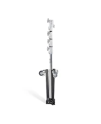 Avenger 11.15 inch Roller Stand 34 Folding Base, 5 Sections, 4 Risers, Chrome