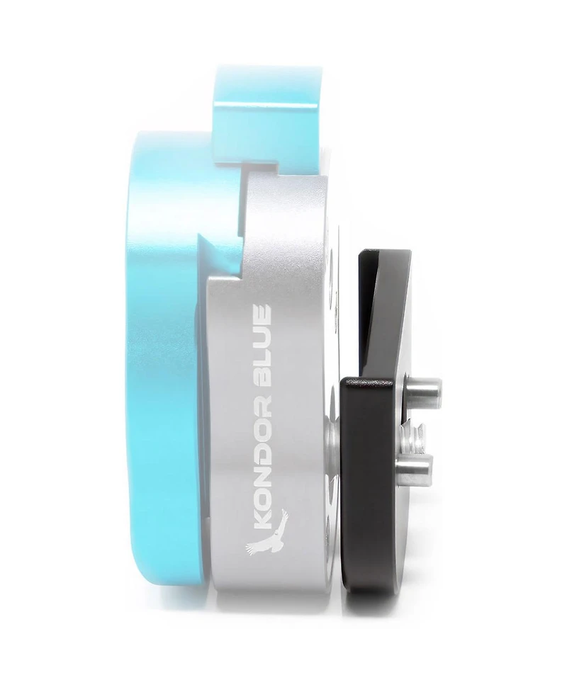 Kondor Blue Arri Pin Anti Twist Spacer Plate for Mini Quick Release Plate