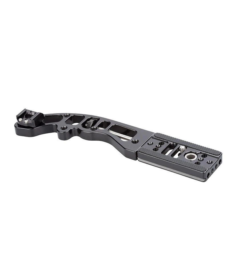 ProMediaGear HB4 Side Handle with SS2 Strap Port PBX3 Plate for Camera Flash