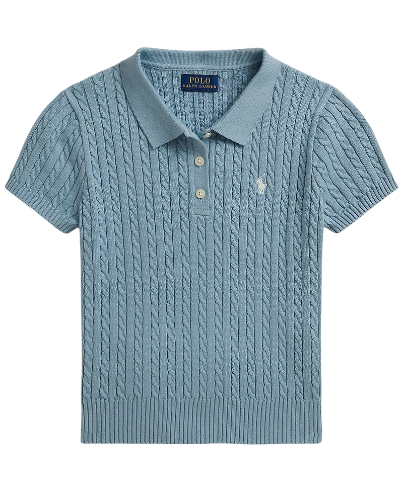 Polo Ralph Lauren Girls' 7-16 Mini-Cable Sweater