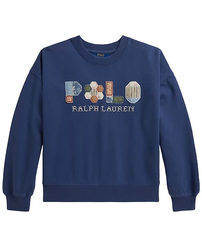 Polo Ralph Lauren Girls' 7-16 Long-Sleeve Sweatshirt