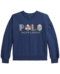 Polo Ralph Lauren Girls' 7-16 Long-Sleeve Sweatshirt