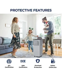 Ecooso 10000 Btu(Ashrae) Portable Air Cooler with Fan and Dehumidifier Mode