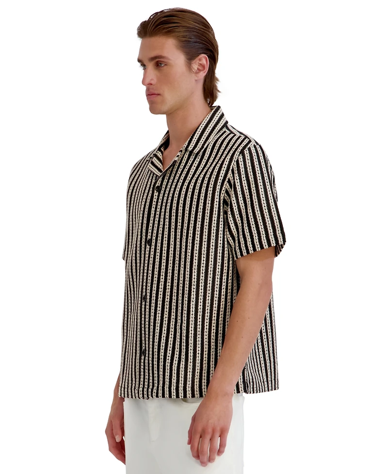 Karl Lagerfeld Paris Men's Short-Sleeve Shirt