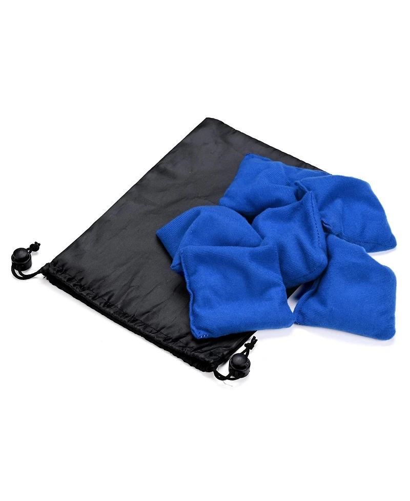 WinSpin Bean Bag Toss Game Cornhole Board Set Prize Toss with 11 Bean Bags Stakes
