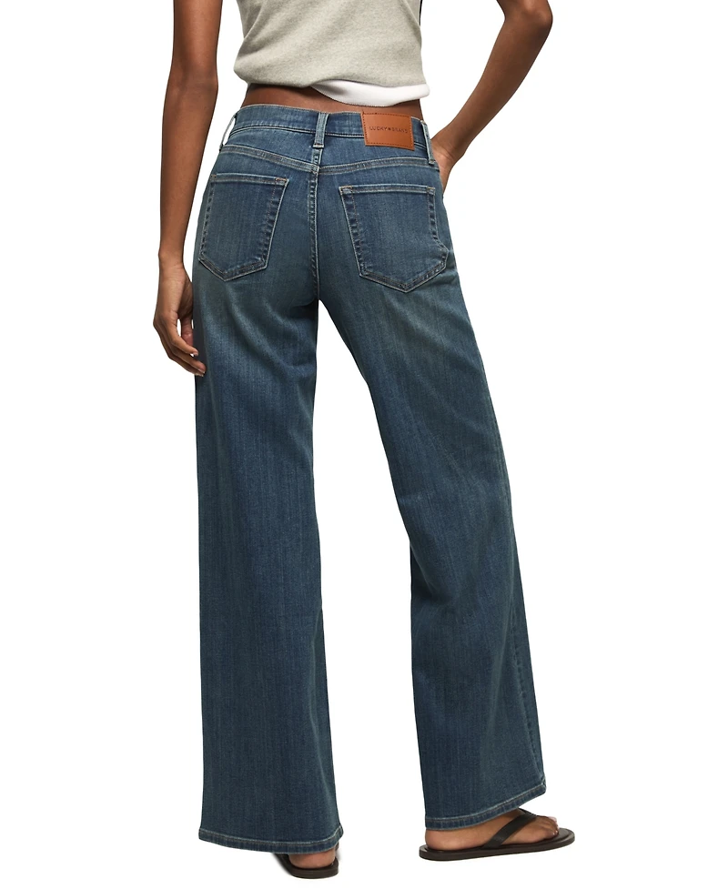 Lucky Brand Women's Stevie High-Rise Wide-Leg Jeans