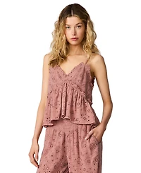 Steve Madden Women's Bryna Sleeveless V-Neck Top
