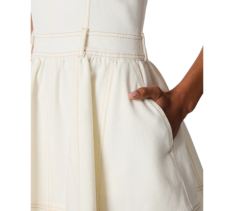 Steve Madden Women's Aretha Sleeveless Fit & Flare Mini Dress
