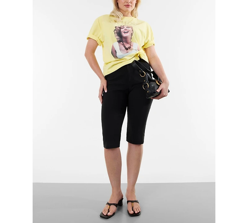 Guess Women's Marilyn Short-Sleeve Crewneck Oversized T-Shirt