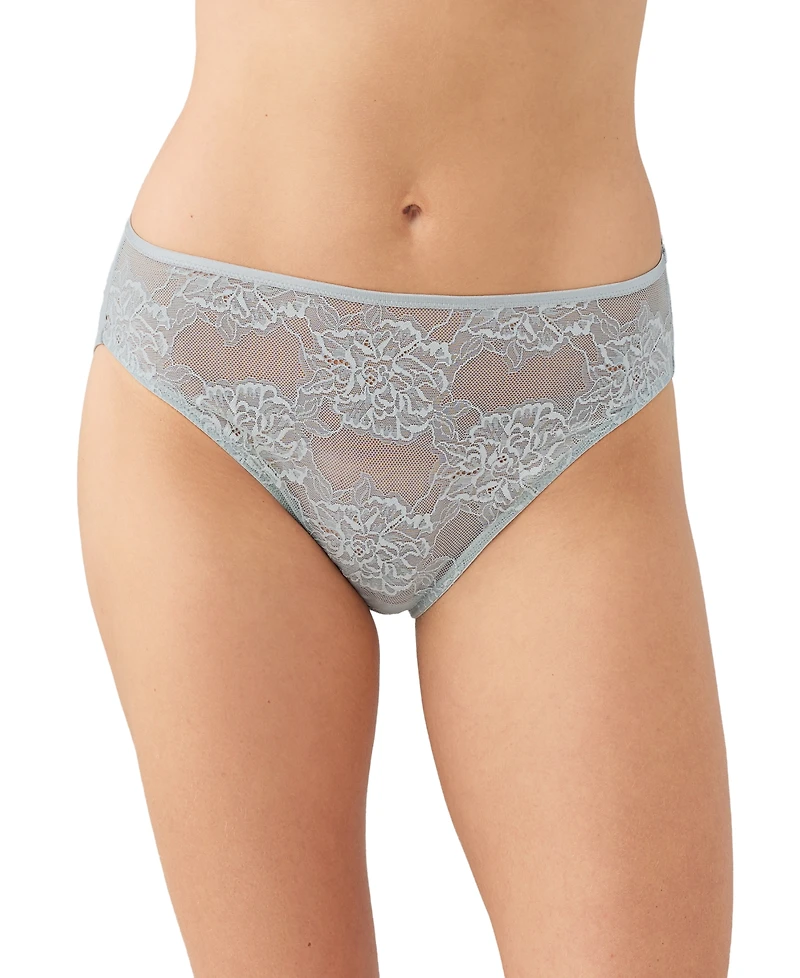 Wacoal Women's Full Bloom Sheer Mesh Hi-cut Brief