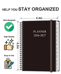 Gnuadz Academic Planner 2026-2027 Weekly Monthly July June Agenda Pocket Elastic