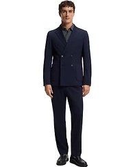 Boss by Hugo Men's Printed Performance-Stretch Jersey Slim-Fit Dress Shirt