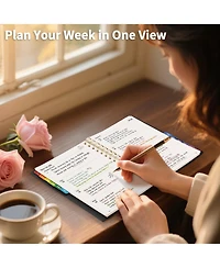 Gnuadz Academic Planner 2026-2027 Weekly Monthly Pvc Tabs