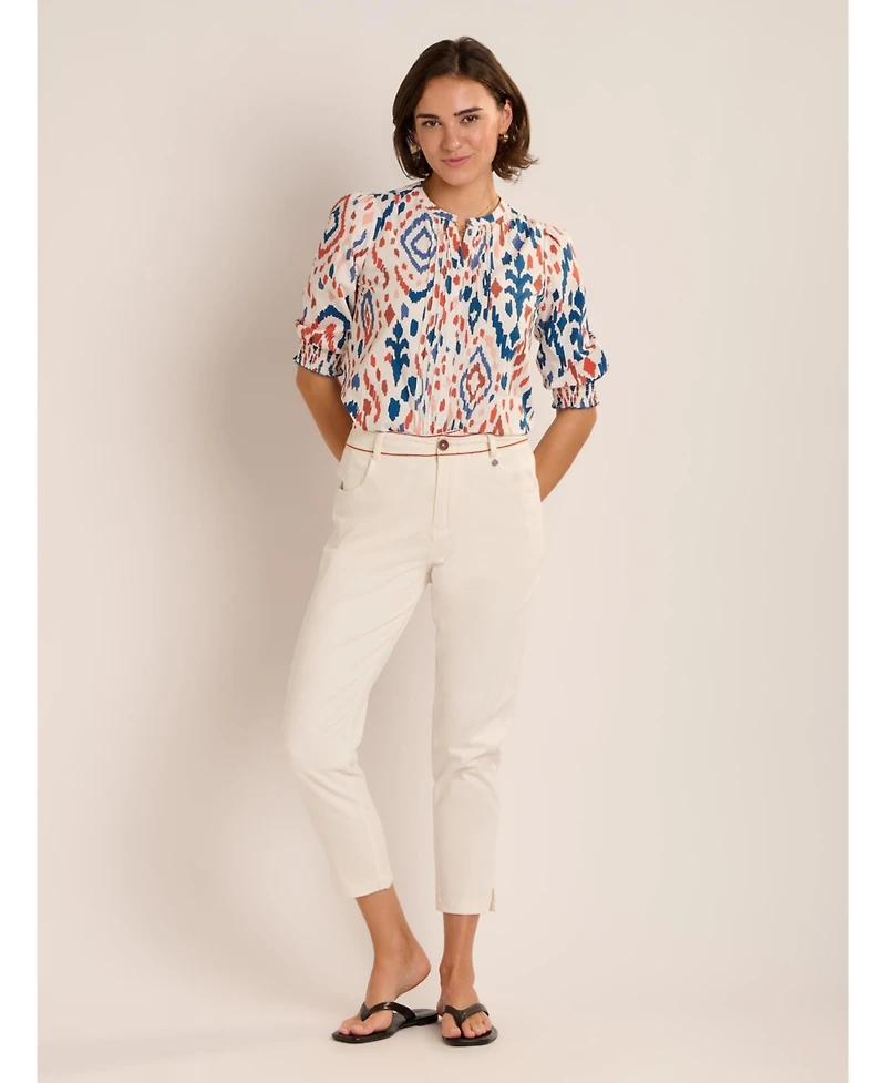 Brakeburn Women's Blake Embroidered Detail Pants