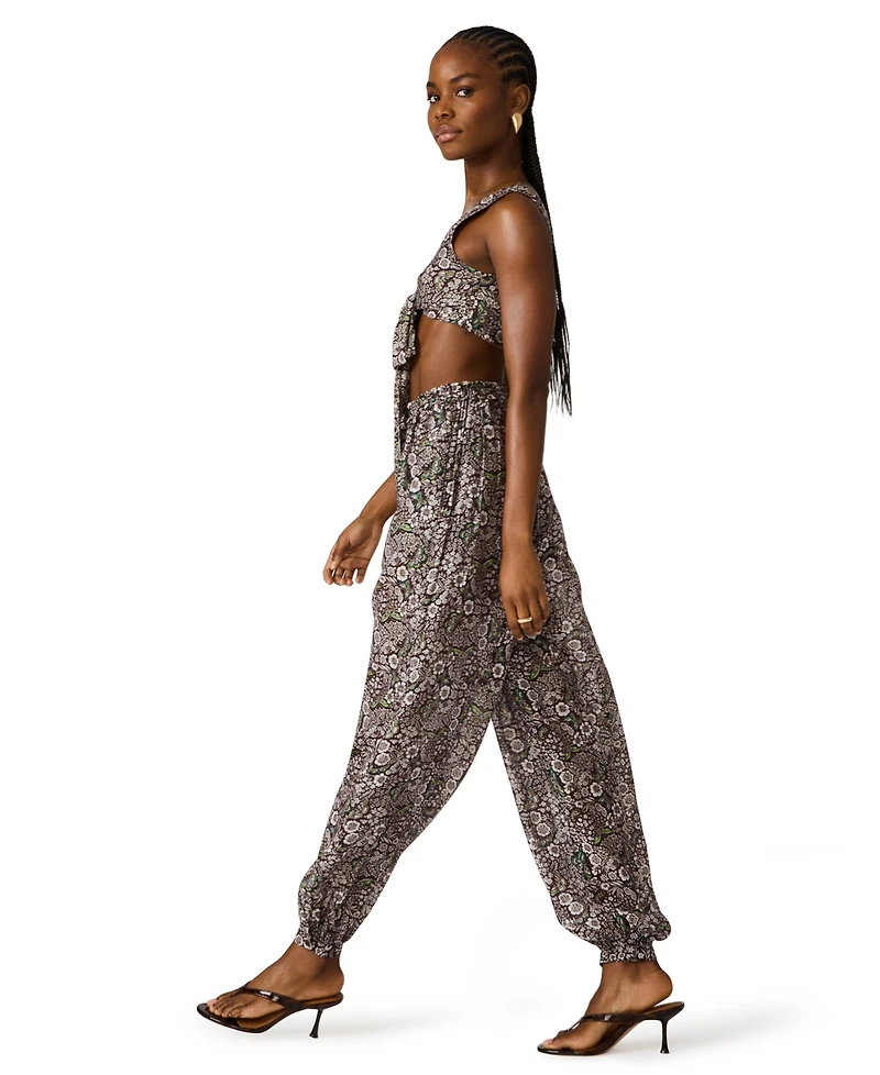 Steve Madden Women's Livy Genie High-Rise Ankle Pants
