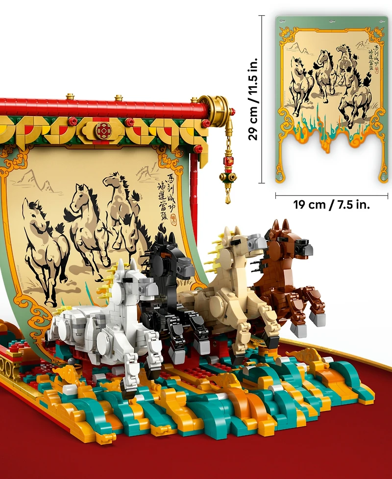 Lego Chinese Festivals Galloping Horses Canvas Toy 80119