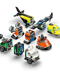 Lego City Airplane, Service Truck and Hovercraft Remix Toy 60505