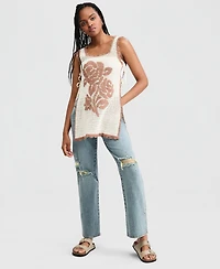 And Now This Women's Rose Crocheted Tank Top, Macy's Exclusive
