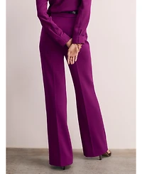The Fold Women's Alzira Sculpt Crepe Pants