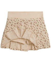 Polo Ralph Lauren Girls' 7-16 Floral Stretch Mesh Shirt and Skort, 2-Piece Set