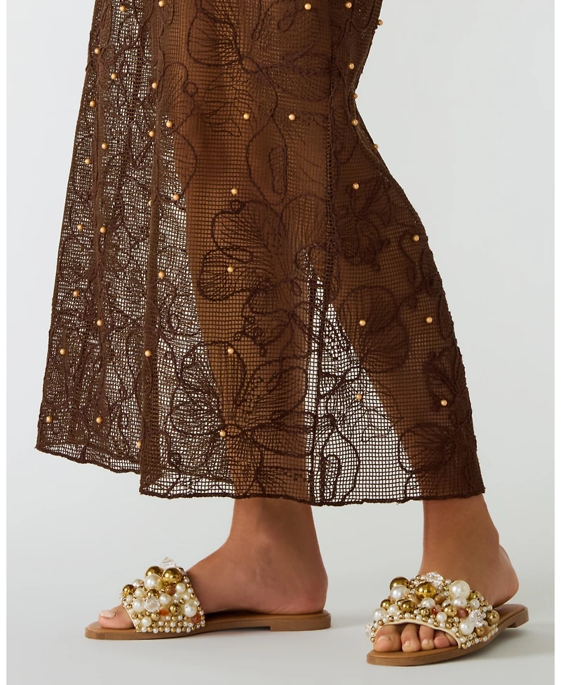 Steve Madden Women's Klio Embellished Slide Sandals