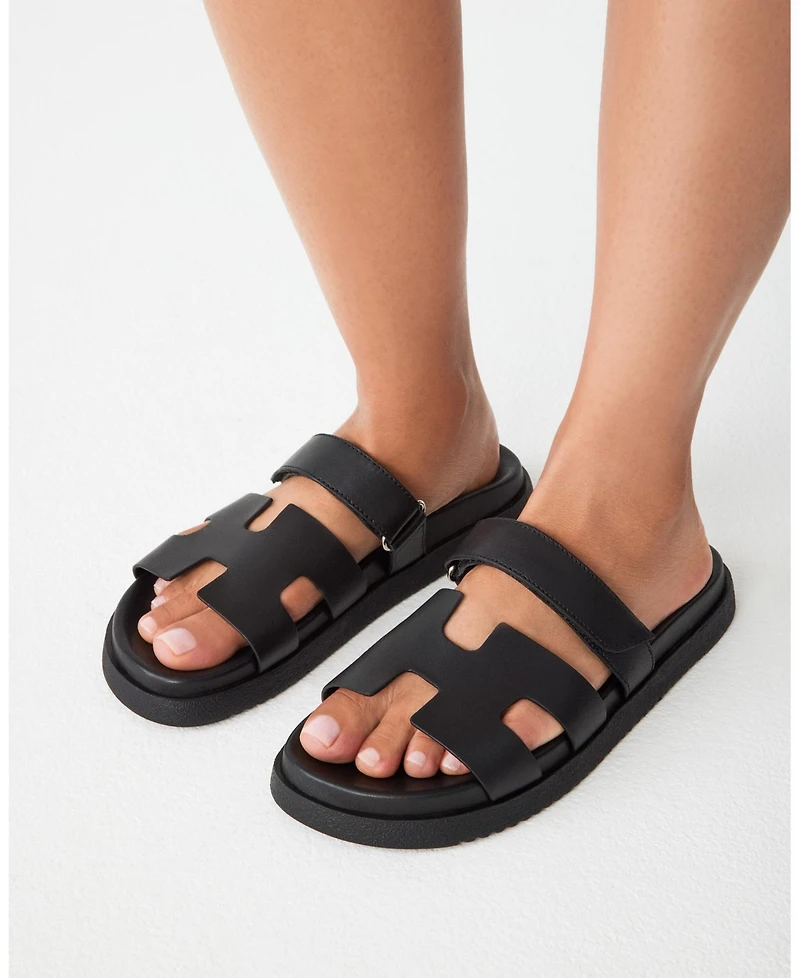 Steve Madden Women's Mayven Footbed Slide Sandals