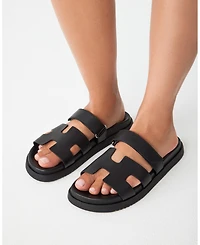 Steve Madden Women's Mayven Footbed Slide Sandals