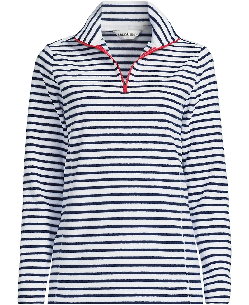 Lands' End Women's Tall Anyweather Fleece Quarter Zip Pullover