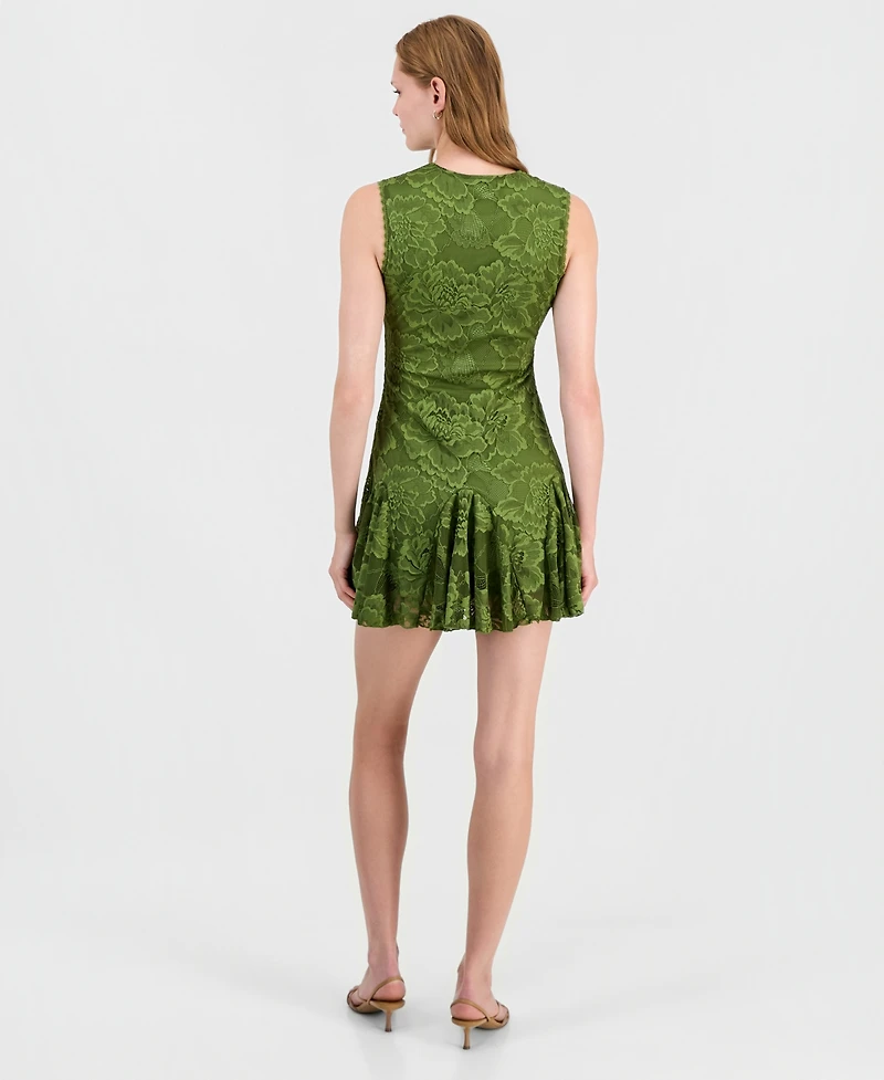 14th Place Juniors' Sleeveless Mini Dress