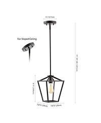 Grace Industrial Farmhouse Led Pendant