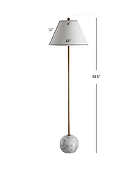 Miami Minimalist Resin/Metal Led Floor Lampite