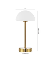 Xavier Modern Minimalist Iron Rechargeable Integrated Led Table Lamp