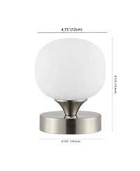Owen Bohemian Farmhouse Iron Rechargeable Integrated Led Table Lamp
