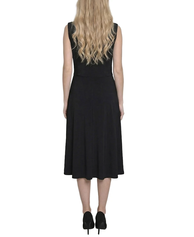 Women's 3/4 Sleeve Two Piece Dress