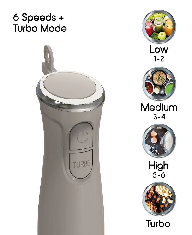Tzumi Puree 3-Pc. Immersion Hand Blender Set