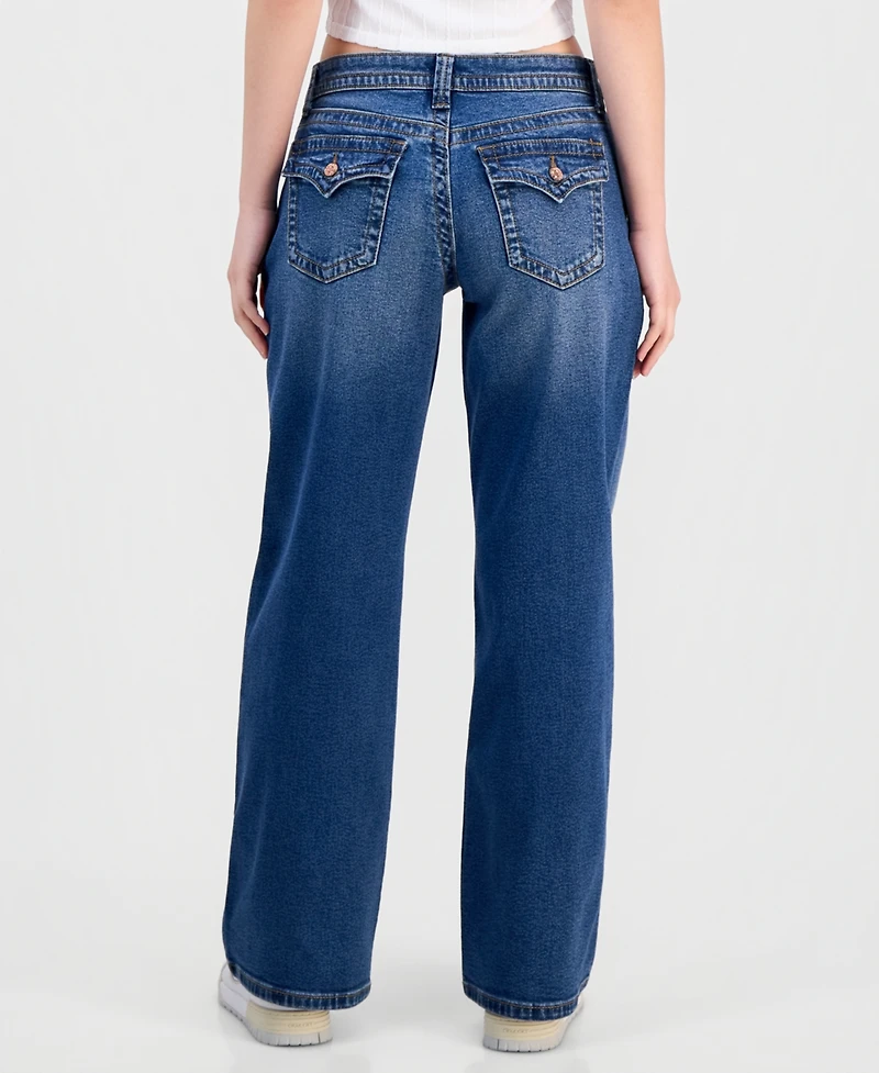 Celebrity Pink Women's Low-Rise Straight-Leg Jeans