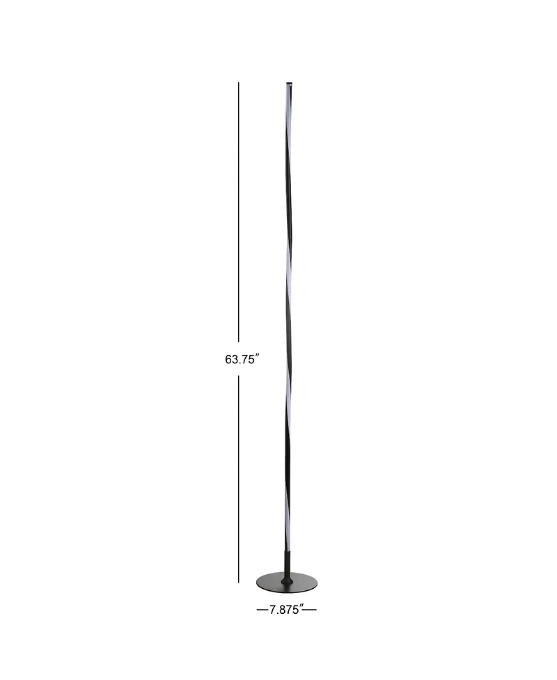 Jonathan Y Pilar Led Integrated Floor Lamp